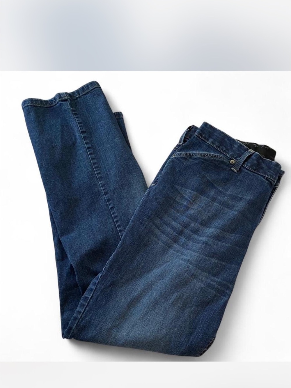 Blue Denim Jeans - Classic Straight Fit